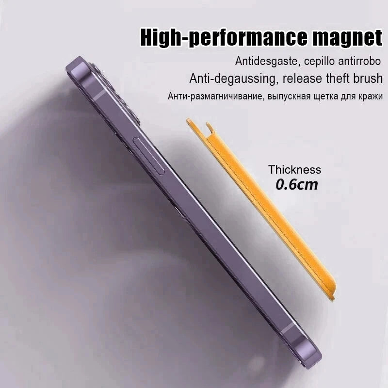 For Magsafe Magnetic Wallet Phone Case For iPhone 14 13 12 Pro Max Leather Card Holder Bag For iPhone 13 mini Cover Accessories
